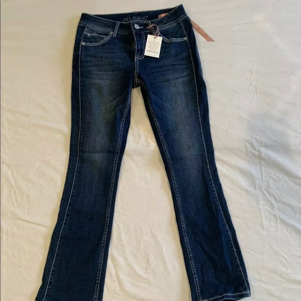 JAG Mid Rise Boot Leg Petite Bianca Boot Blue Wash